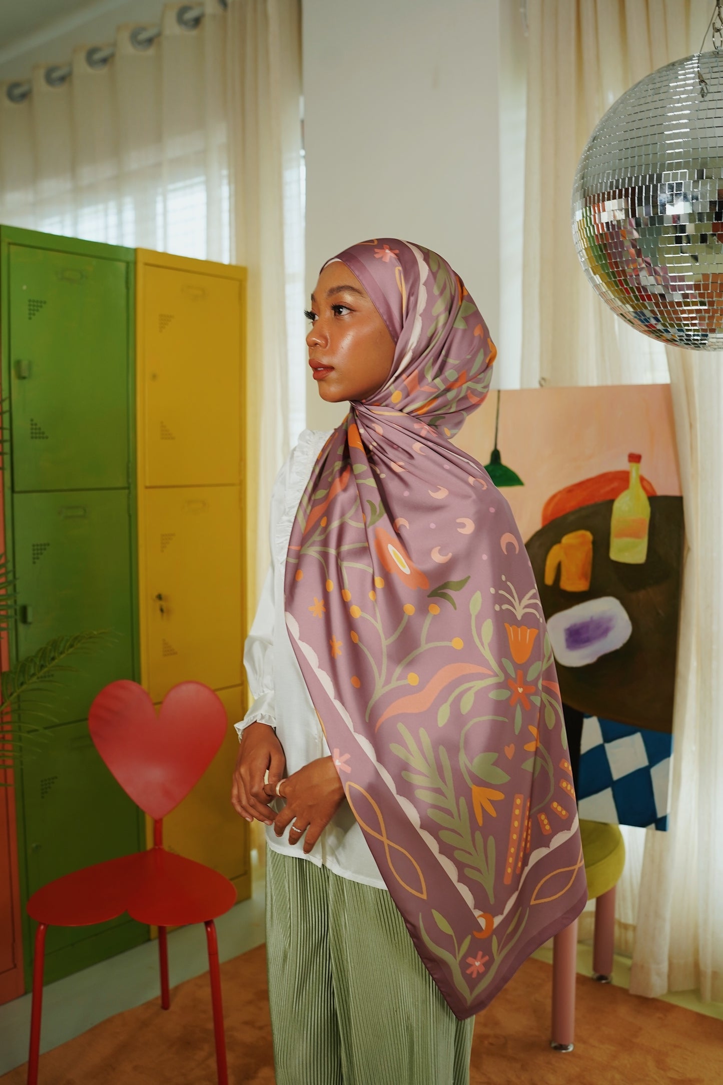 Berangan Shawl (Plum)