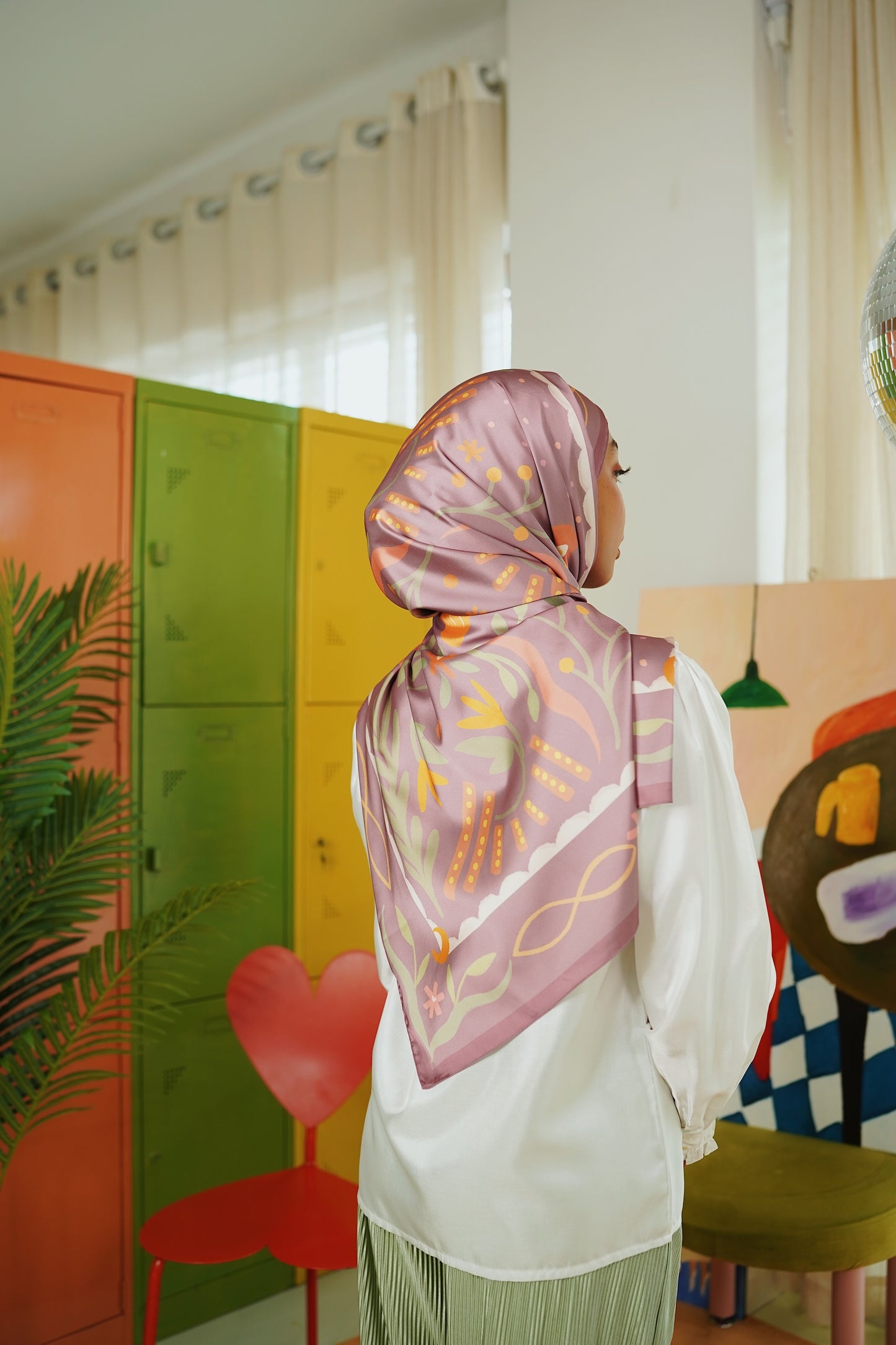 Berangan Shawl (Plum)