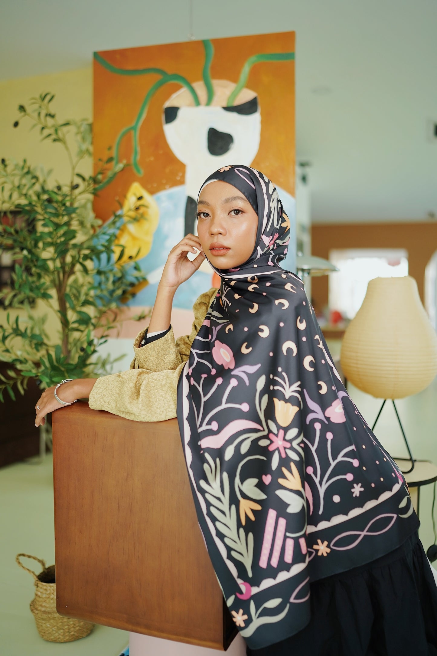 Berangan Shawl (Black)