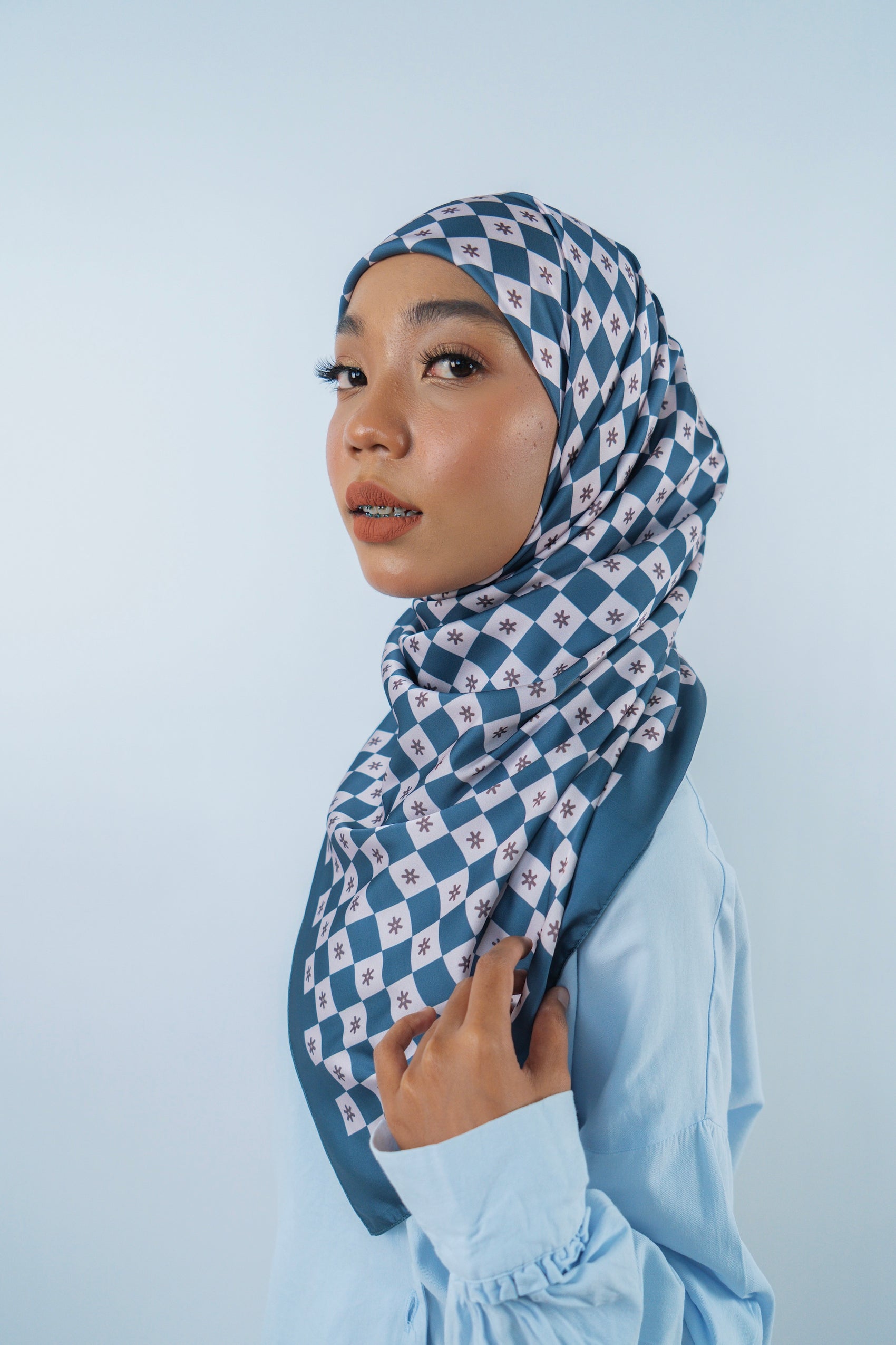 Monogram Square (Navy Blue)