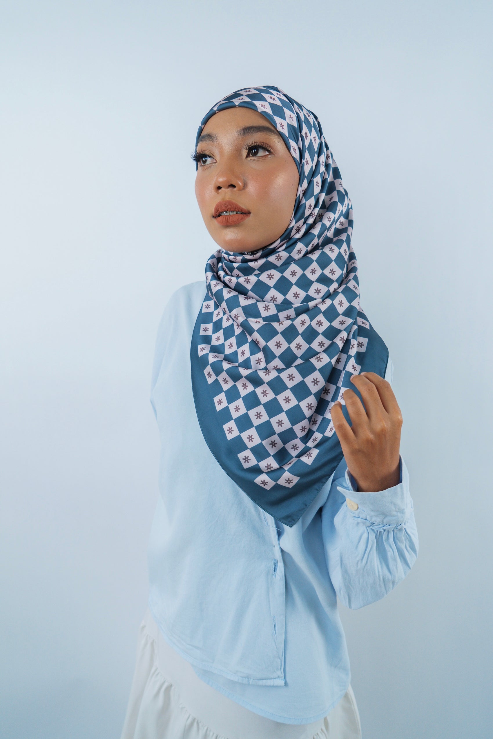 Monogram Square (Navy Blue)