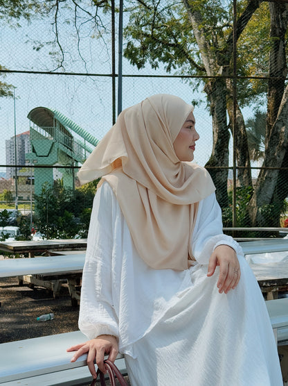 Biasa Chiffon Square (Nude)