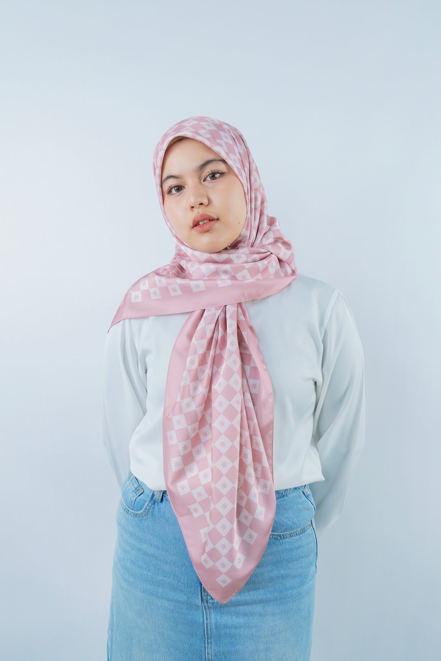 Monogram Square (Dusty Pink)