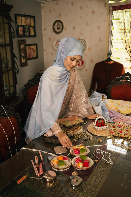 Coretan Shawl (Mutiara)