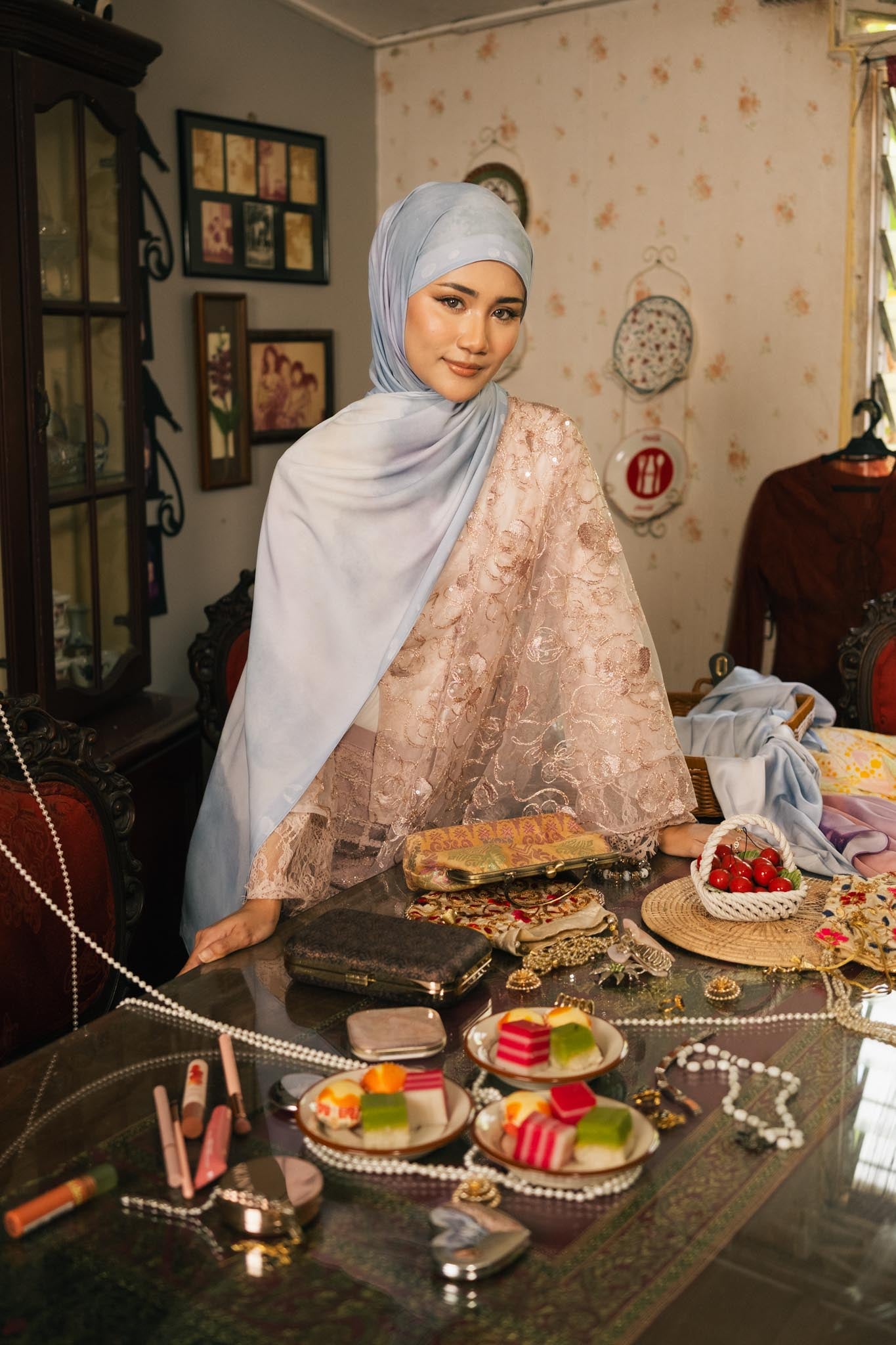 Coretan Shawl (Mutiara)