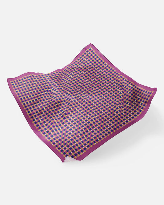 Monogram Square (Mulberry Navy)